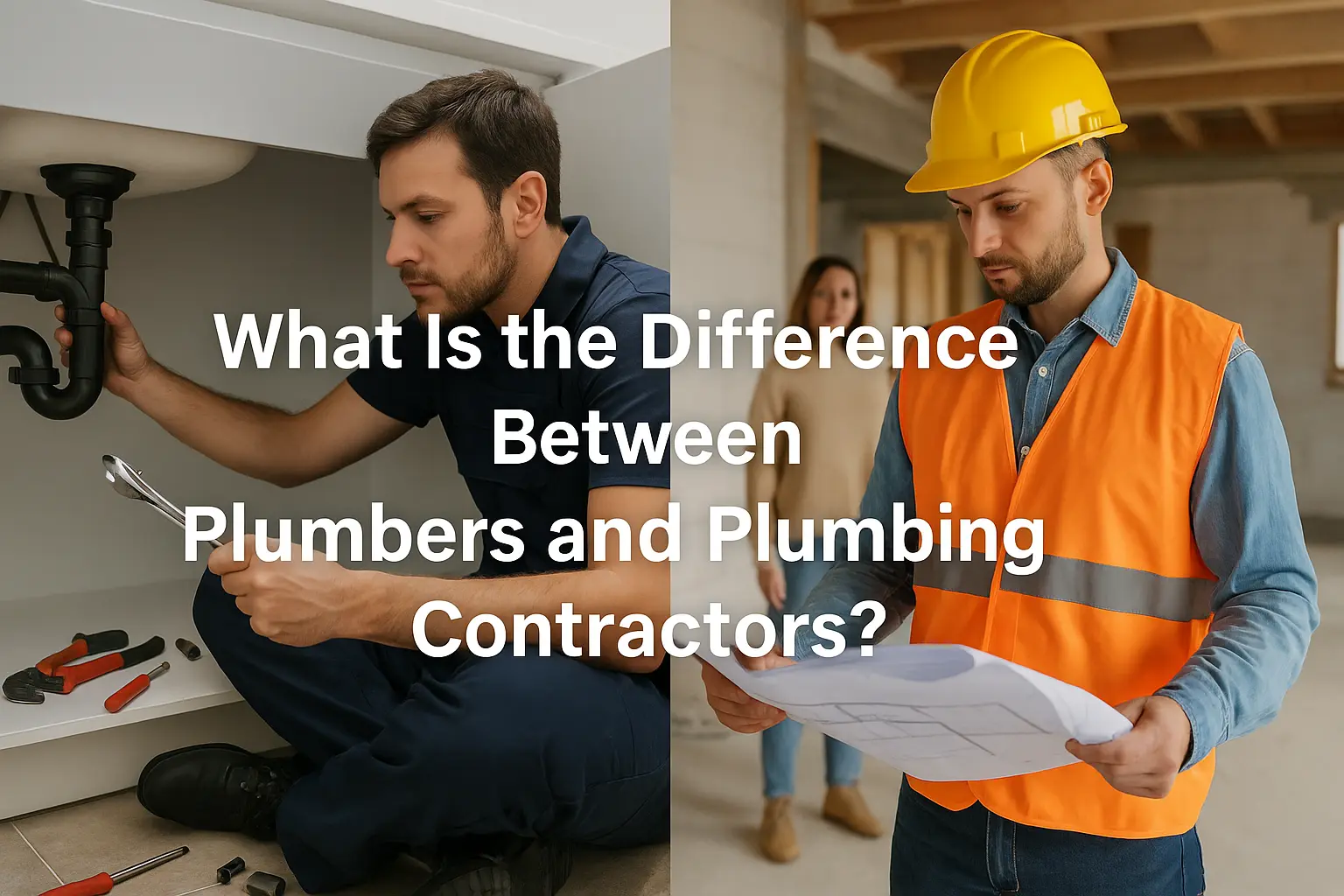 What Is the Difference Between Plumbers and Plumbing Contractors?